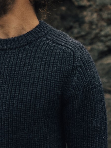 Finisterre Charcoal Needus Jumper