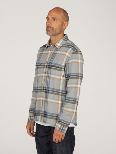 Grey/Blue Check Finisterre Beardsmore Shirt