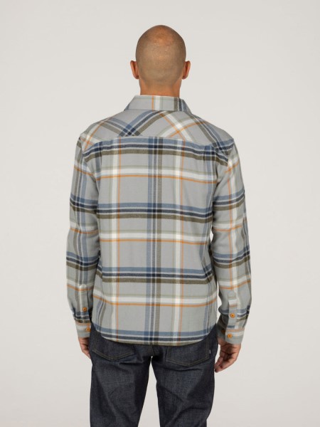 Grey/Blue Check Finisterre Beardsmore Shirt