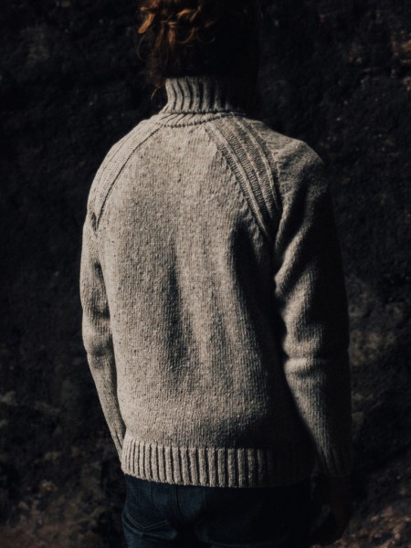 Wartha Roll Neck Jumper Oatmeal Finisterre