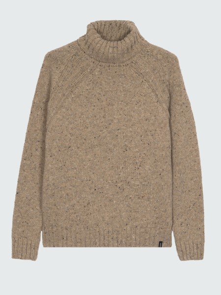 Wartha Roll Neck Jumper Oatmeal Finisterre