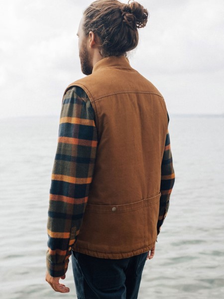 Finisterre Berings Gilet Sable