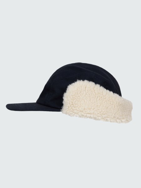 Navy Berings Earflap Cap Finisterre