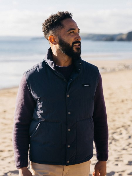 Fourier Insulated Gilet Navy Finisterre