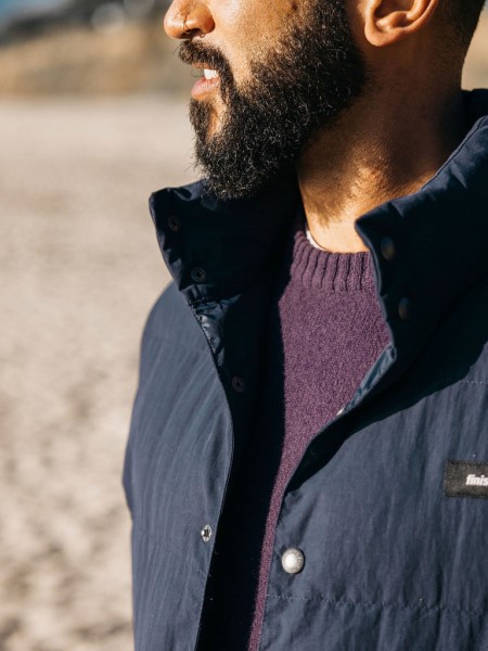Fourier Insulated Gilet Navy Finisterre