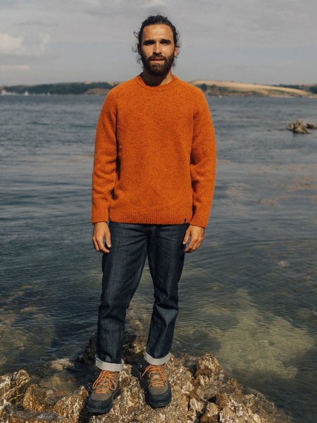 Finisterre Furlong Merino Jumper Copper