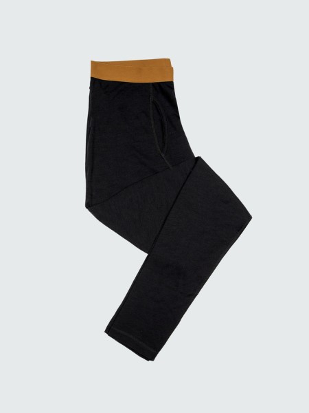 Eddy Merino Wool Long Johns Finisterre Black/Brown