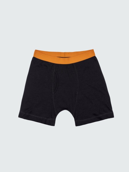 Finisterre Eddy Merino Wool Boxers Black/Copper