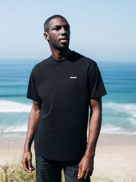 Harlyn Logo T-Shirt Finisterre Black