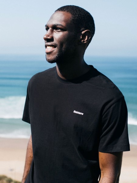 Harlyn Logo T-Shirt Finisterre Black