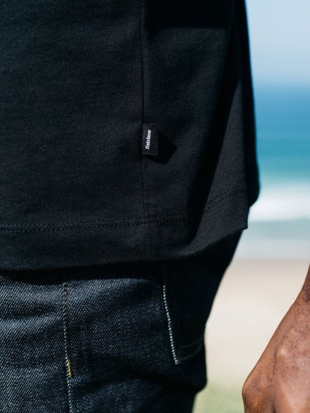 Harlyn Logo T-Shirt Finisterre Black