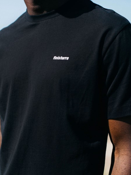 Harlyn Logo T-Shirt Finisterre Black