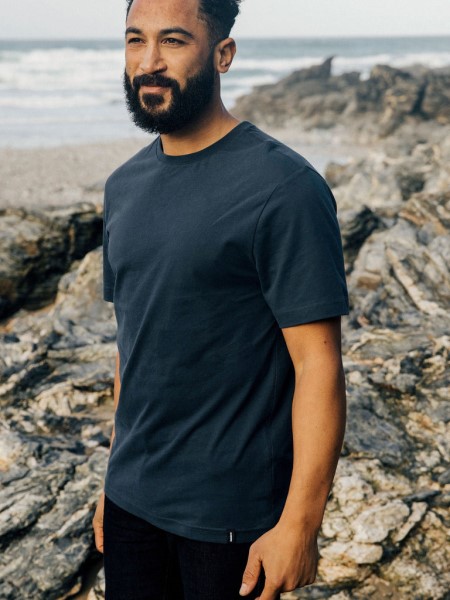 Light Navy Harlyn T-Shirt Finisterre