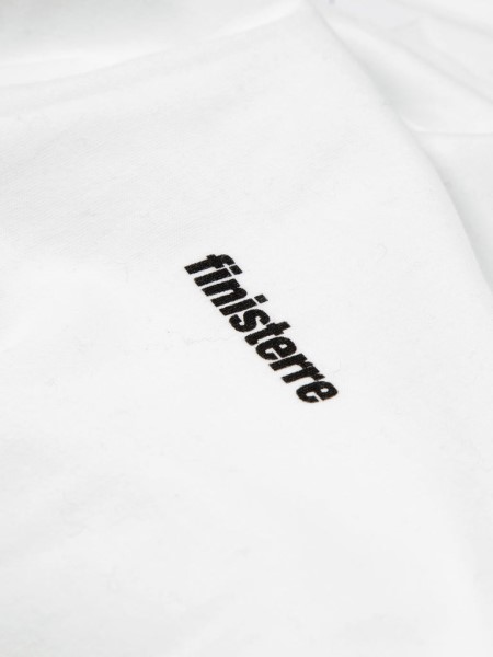 White Finisterre Harlyn Logo Long Sleeve T-Shirt
