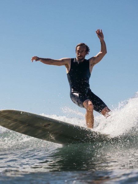 Nieuwland 2e Yulex Sleeveless Shorty Wetsuit Black Finisterre