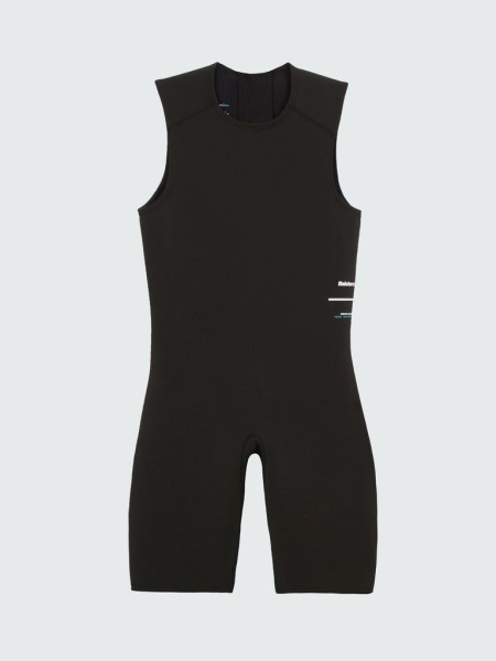 Nieuwland 2e Yulex Sleeveless Shorty Wetsuit Black Finisterre