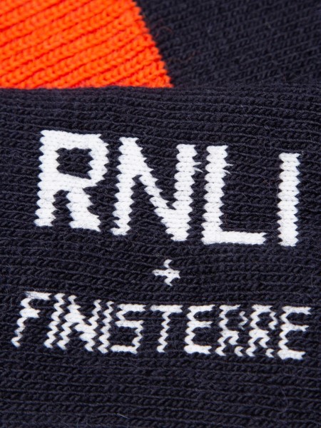 RNLI Boot Sock Navy/Dark Flame Finisterre