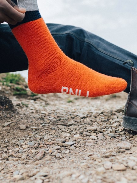Dark Flame/Navy RNLI Boot Sock Finisterre