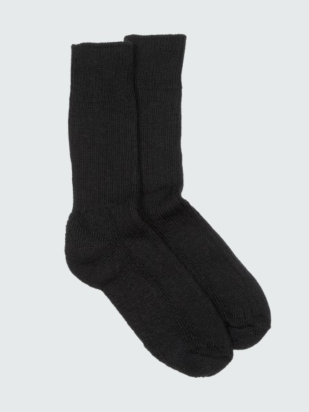 Black Last Long Ribbed Sock Finisterre