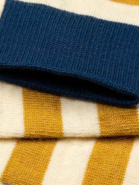 Finisterre Beeswax/Ecru/Kingfisher Last Long Original Sock