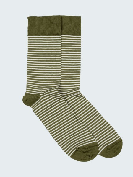 Finisterre Holm Sock Green Stripe