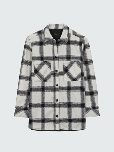 Daven Overshirt Ecru/Black Finisterre