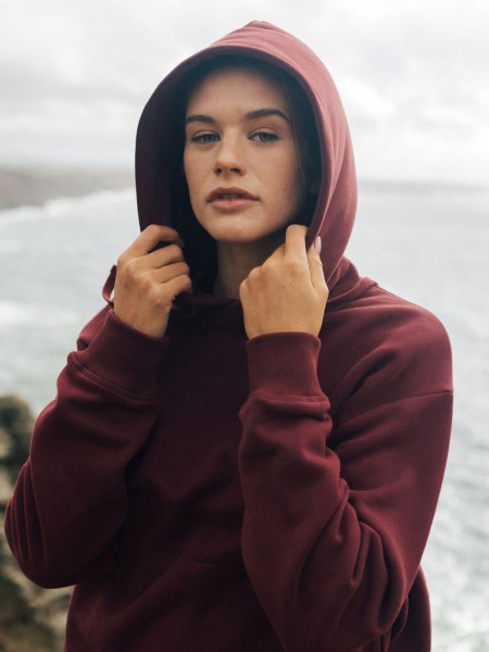 Finisterre Dark Burgundy Zawn Hoodie