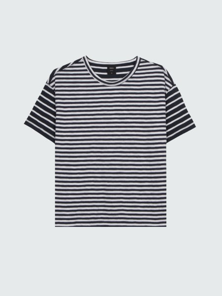 Finisterre Dart T-Shirt Navy/White