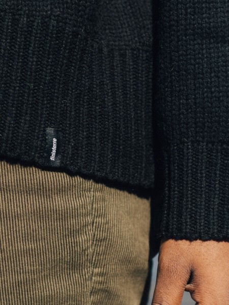 Black Eyre Knit Jumper Finisterre