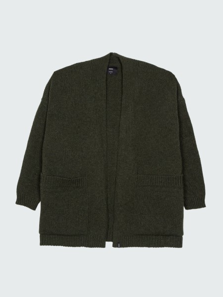 Eyre Knit Cardigan Finisterre Dark Olive
