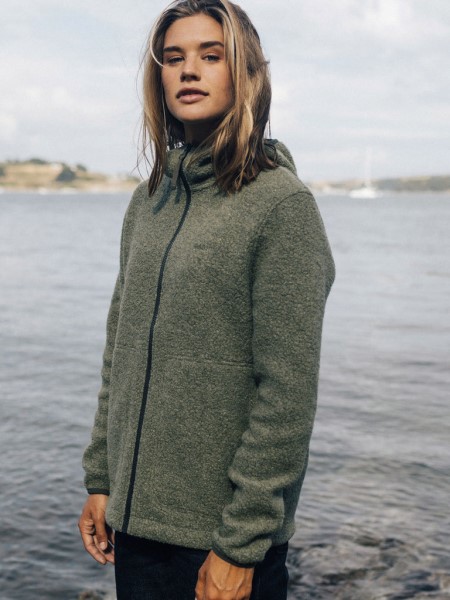 Finisterre Budock Full Zip Hoodie Artichoke