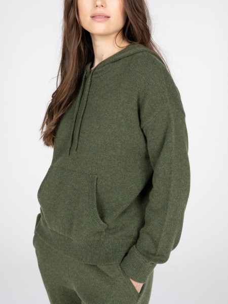 Dark Olive Fossey Hoodie Finisterre