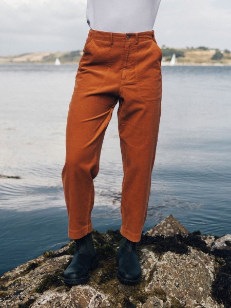 Copper Finisterre Yarrel Cord Trouser