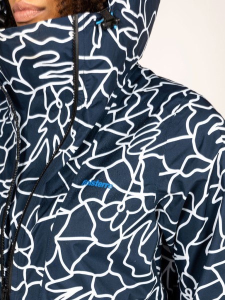 Finisterre Navy Mosaic Women's Lucas Beaufort x Finisterre Rainbird Smock