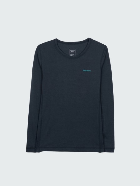 Finisterre Navy Vela Bamboo Long Sleeve Base Layer