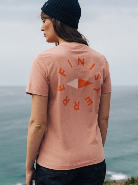 Compass Logo T-Shirt Clay Finisterre