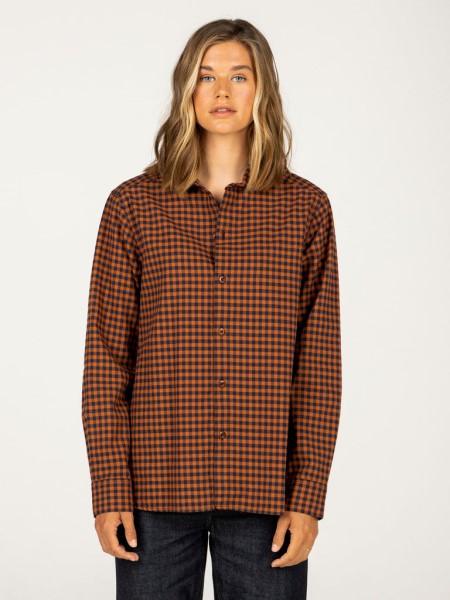 Copper Check Wren Checked Shirt Finisterre