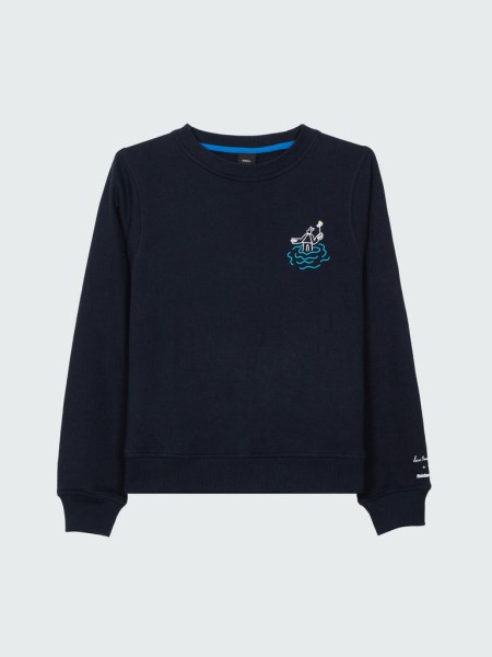 Finisterre Women's Lucas Beaufort Finisterre Sweatshirt Navy