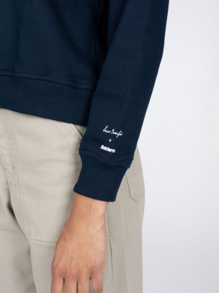 Finisterre Women's Lucas Beaufort Finisterre Sweatshirt Navy