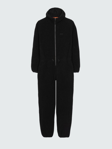 Finisterre Black Budock Fleece Jumpsuit