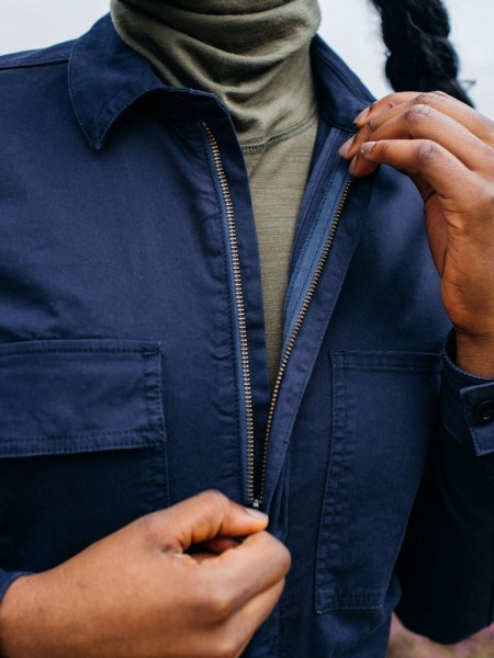 Pennan Zip Jumpsuit Navy Finisterre