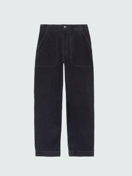 Navy Finisterre Yarrel Cord Trouser