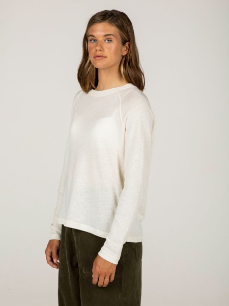 Ecru Long Sleeve Vine T-Shirt Finisterre