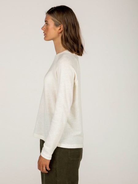 Ecru Long Sleeve Vine T-Shirt Finisterre