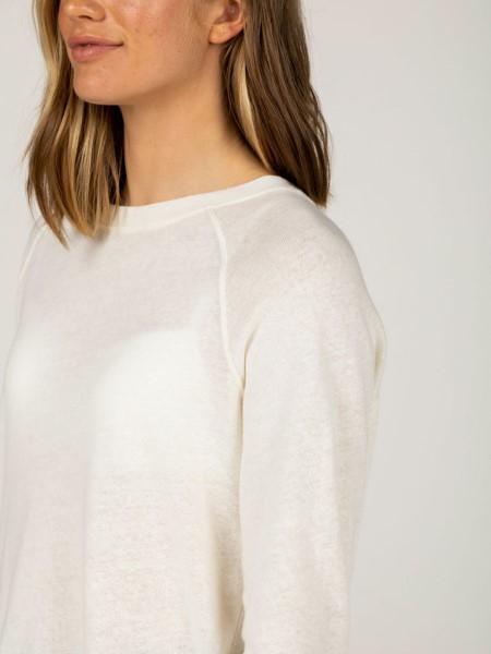 Ecru Long Sleeve Vine T-Shirt Finisterre