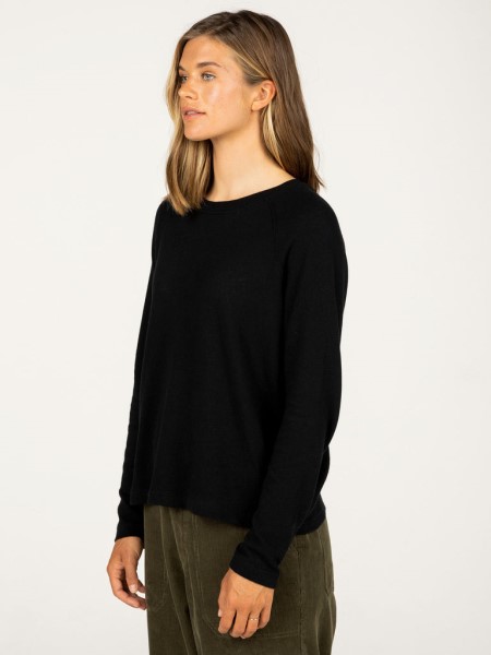 Black Finisterre Long Sleeve Vine T-Shirt