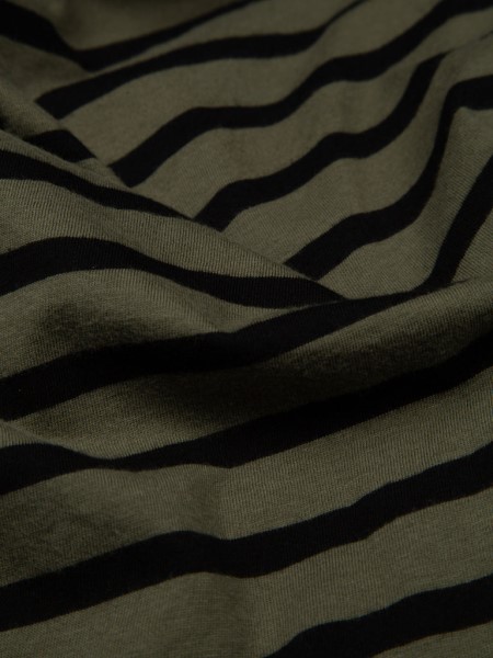 Eldon Long Sleeve T-Shirt Olive/Black Finisterre