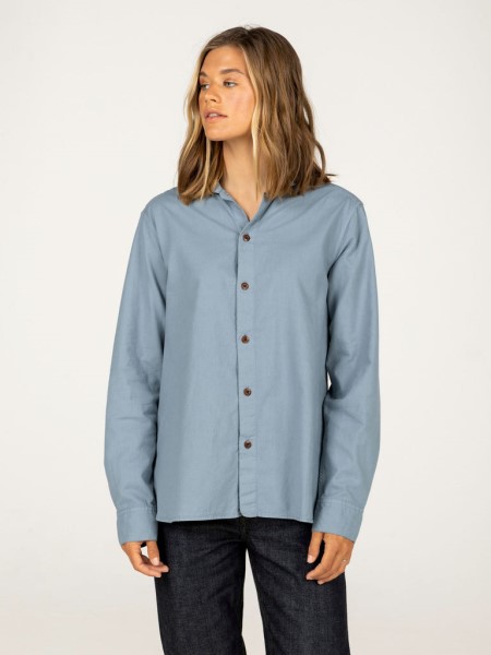 Wren Shirt Finisterre Blue Steel