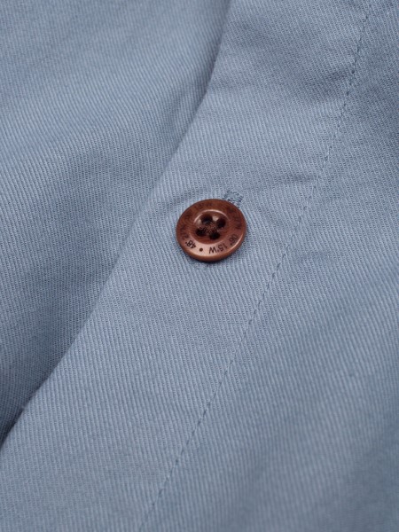 Wren Shirt Finisterre Blue Steel