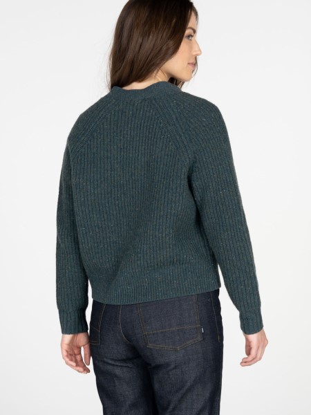 Slate Grey Finisterre Mora Knit Cardigan